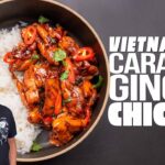 VIETNAMESE CARAMEL GINGER CHICKEN (AN EPIC ONE PAN DINNER!) | SAM THE COOKING GUY