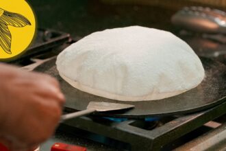 Chaler Rooti—Soft, Puffy Roti made with Rice!