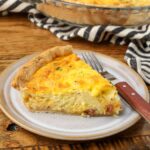 Bacon Cheddar Quiche - Barefeet in the Kitchen