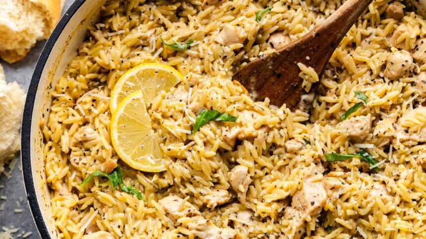 Lemon Chicken and Orzo - The Stay At Home Chef