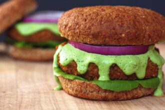 Bean Burger With Herb Aioli [Vegan] – One Green Planet