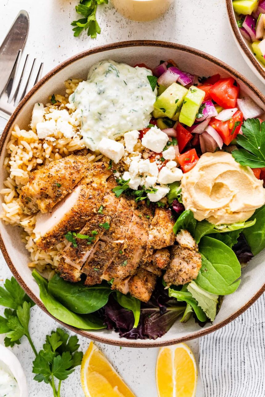 Greek Chicken Bowls