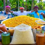 BHEL PURI | Delicious Bhel Puri with Two Chutneys | Indian Street Food Recipe Cooking in Village