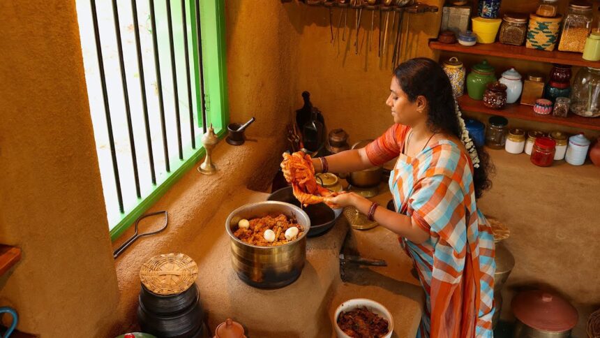 Chicken Biryani - Cooking Traditionally In Village House || Chicken recipes || The Traditional Life