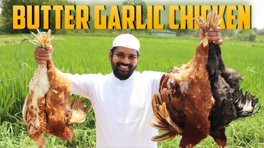 Butter Garlic Chicken Recipe | Chicken Starter | Garlic Chicken Fry | Nawab Kitchen Official