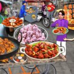 Famous Chicken Pakoda Cooking Recipe Street Food By Sardarji Hindi Kahaniya Hindi Moral Stories