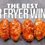 THE BEST AIR FRYER CHICKEN WINGS! | SAM THE COOKING GUY