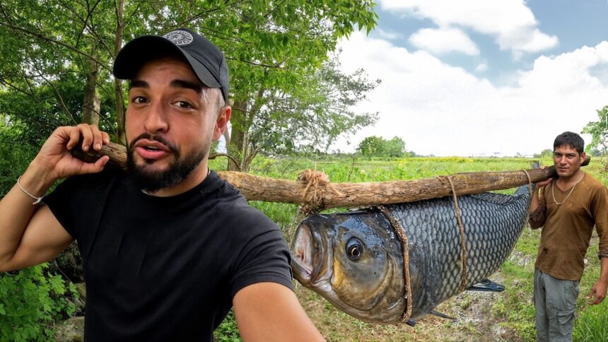 HUGE Fish Curry in Sri Lankan Village (50kg Catch & Cook) 🇱🇰