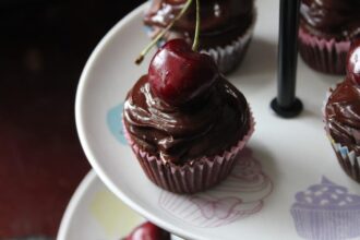 Chocolate Cherry Cupcakes [Vegan] – One Green Planet