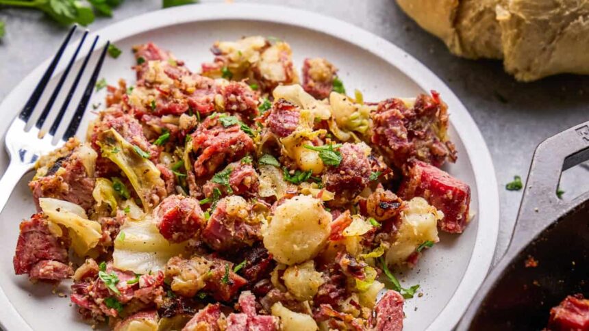 Corned Beef and Cabbage Hash