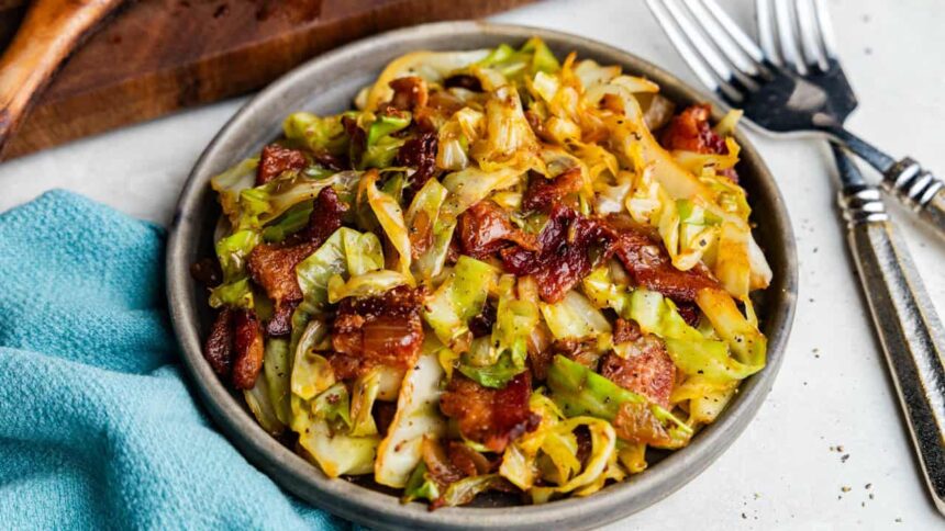 Easy Fried Cabbage