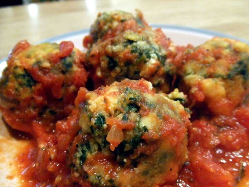 Savory Spinach Tofu Gnudi Balls [Vegan] – One Green Planet