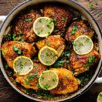 Skillet Chicken Thighs - The Stay At Home Chef