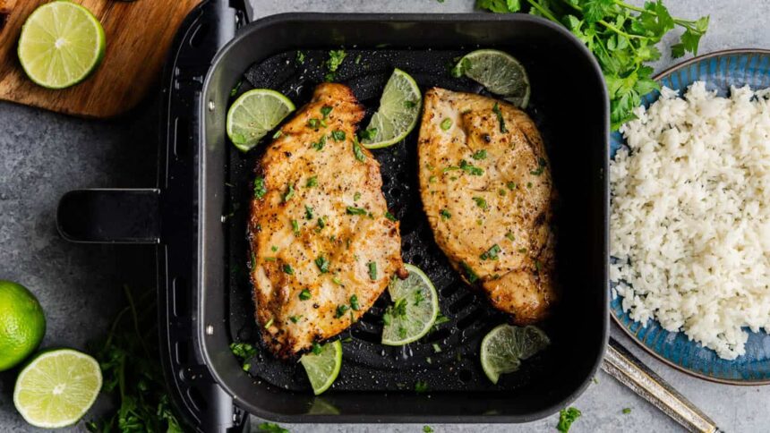 Air Fryer Garlic Lime Chicken