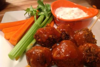 Buffalo Tempeh Meatballs [Vegan] – One Green Planet