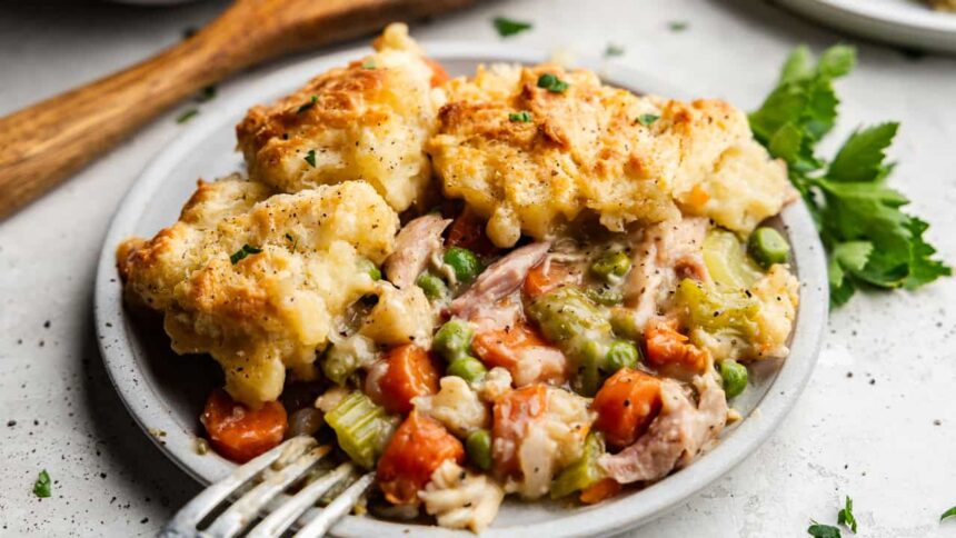 Chicken Pot Pie Casserole - The Stay At Home Chef