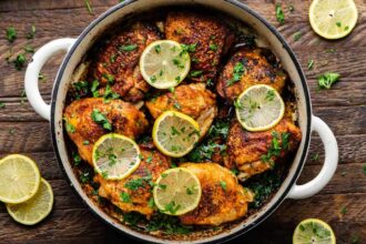 Skillet Chicken Thighs - The Stay At Home Chef