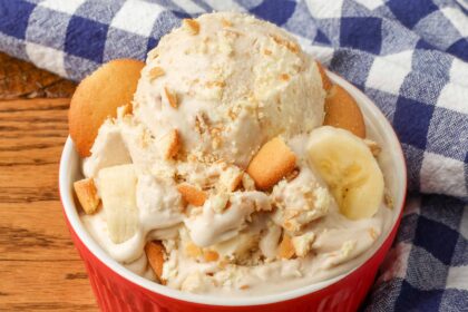 Banana Pudding Ice Cream - Barefeet in the Kitchen