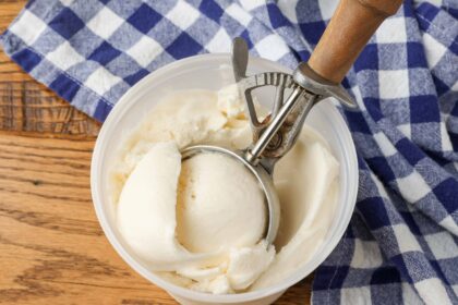 Buttermilk Ice Cream - Barefeet in the Kitchen