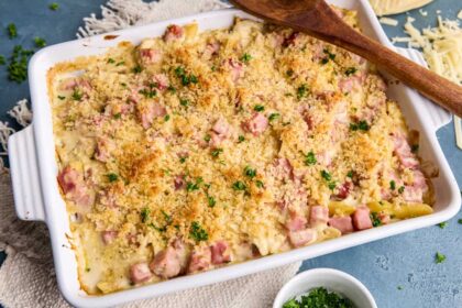 Chicken Cordon Bleu Casserole - The Stay At Home Chef