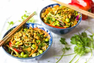 Spicy Raw Thai Salad [Vegan, Gluten-Free]