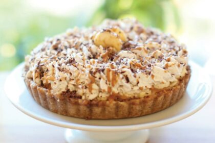 Banana Toffee Pie [Vegan, Gluten-Free]