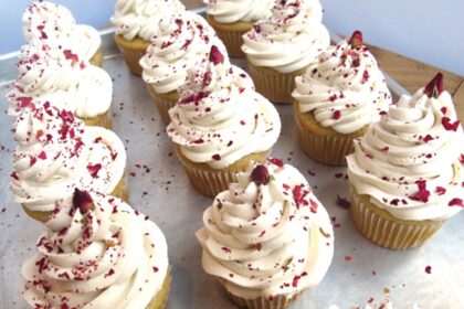 Cardamom Rose Cupcakes