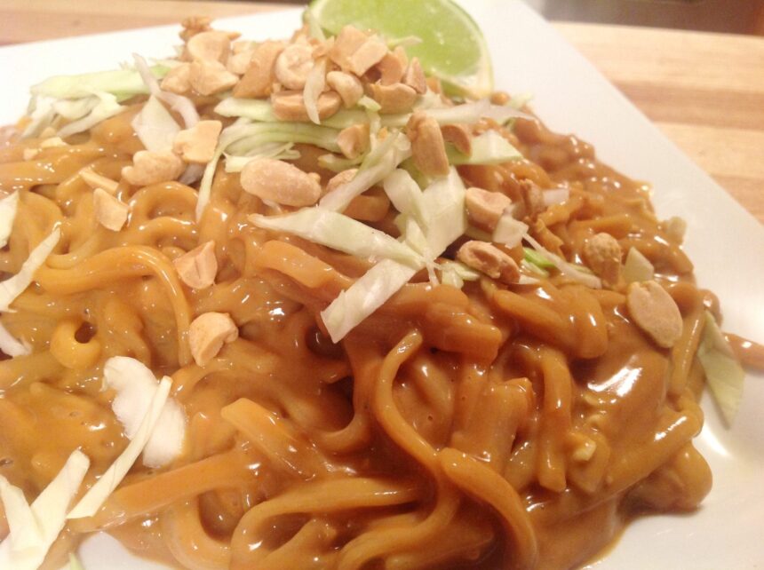 Cold Thai Peanut Noodles