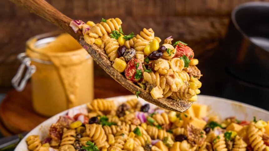Cowboy Pasta Salad - The Stay At Home Chef