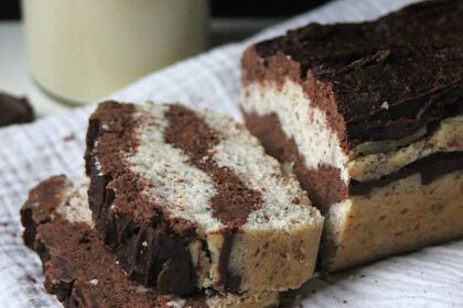 Gluten-Free Chocolate Chai Marbled Cake [Vegan]