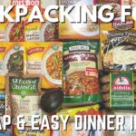GROCERY STORE BACKPACKING FOOD | Cheap & Easy Dinner Ideas