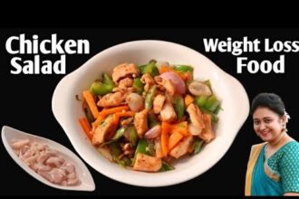 Healthy Chicken Salad Recipe for Weight Loss | Chicken Salad Recipe | Weight Loss Salad Recipe