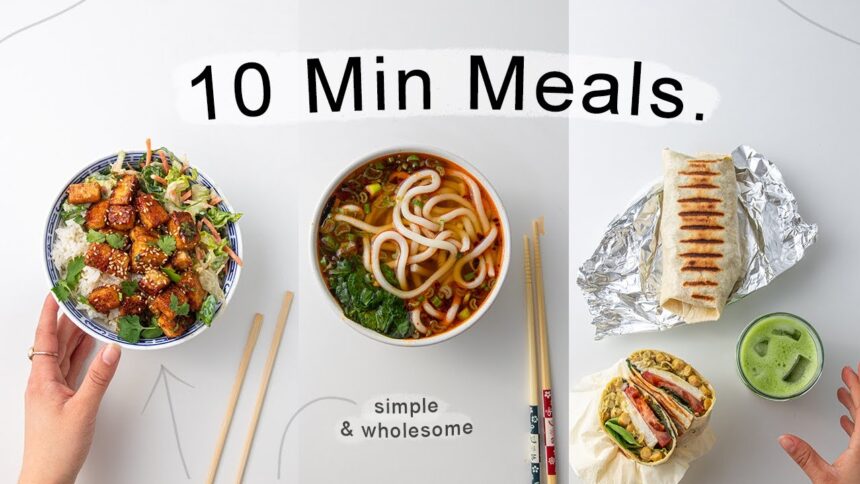 5 Quick Meals Anyone Can Make. (easy, cheap & satisfying)