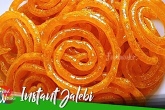 Jalebi Recipe | Instant Jalebi Recipe | How To Make Homemade Crunchy Juicy Jalebi Recipe | Foodworks