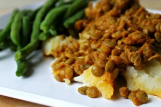Sweet and Smokey BBQ Lentils [Vegan, Gluten-Free]