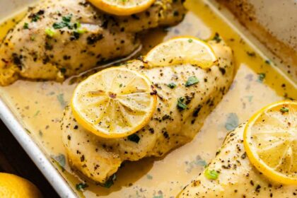 Easy Lemon Herb Baked Chicken Breast