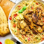 Lemon Herb Chicken Spaghetti - The Stay At Home Chef