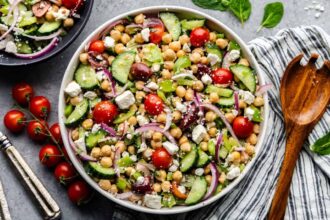 Mediterranean Chickpea Salad - The Stay At Home Chef