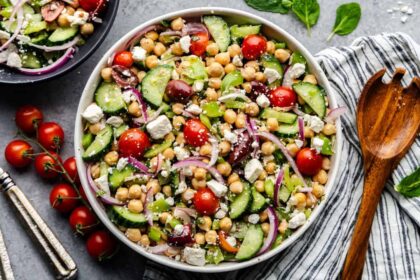 Mediterranean Chickpea Salad - The Stay At Home Chef