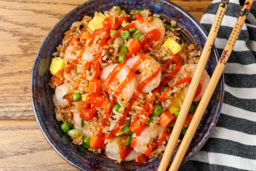 Shrimp Fried Rice - Barefeet in the Kitchen