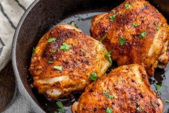 Simple Smoked Chicken Thighs - The Stay At Home Chef