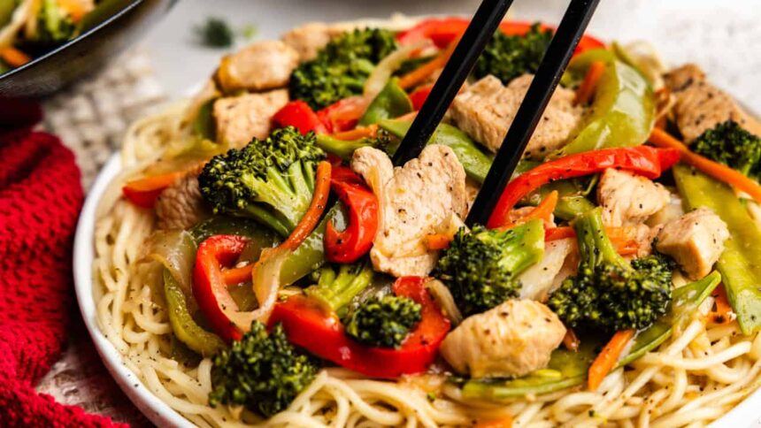 Takeout Chicken Stir Fry - The Stay At Home Chef