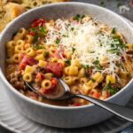 Creamy Italian Sausage Soup | Cookies & Cups