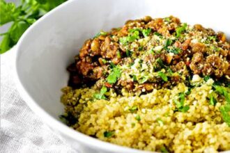 Vegan Lentil Ragout and Mushrooms [Gluten-Free]