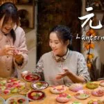 Which would you prefer: soft, sweet flower tangyuan or fresh, spicy meat tangyuan?
