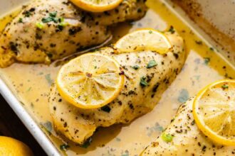 Easy Lemon Herb Baked Chicken Breast