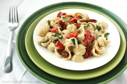 Vegan Alfredo Pasta [Gluten-Free]