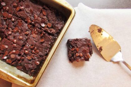 Caramel Fudge Brownies [Vegan]