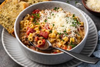 Creamy Italian Sausage Soup | Cookies & Cups