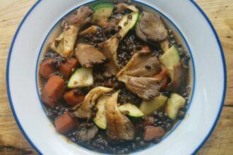 Hearty Black Beluga Lentil Stew [Vegan, Gluten-Free]